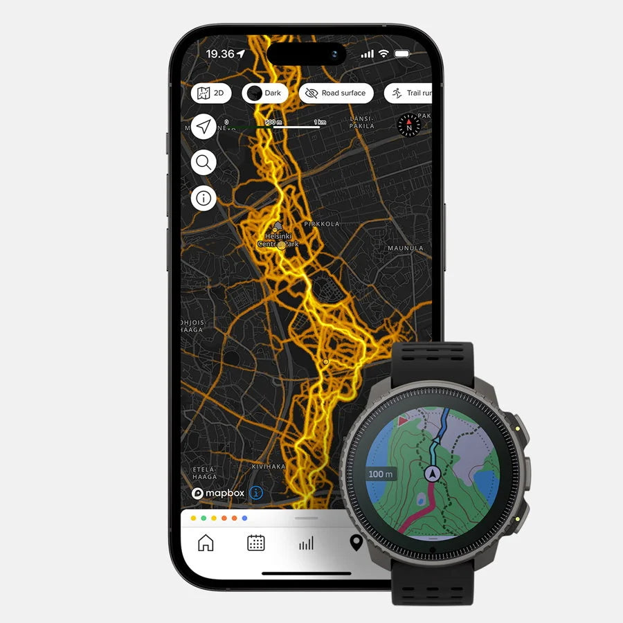 SUUNTO VERTICAL TITANIUM SOLAR "BLACK".
