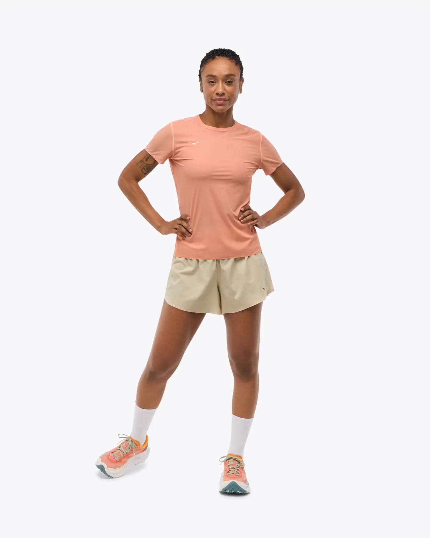 HOKA AIROLITE RUN SHORT SLEEVE W