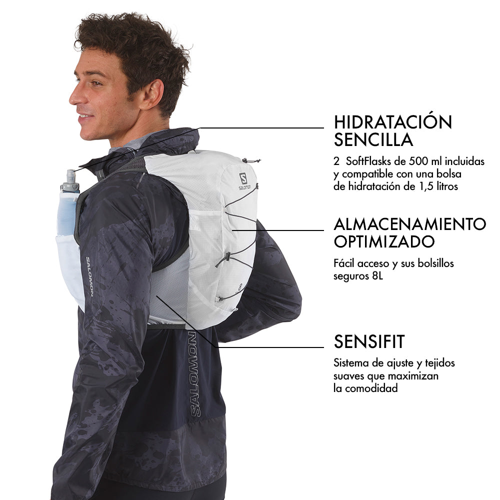 SALOMON ACTIVE SKIN 8 SET