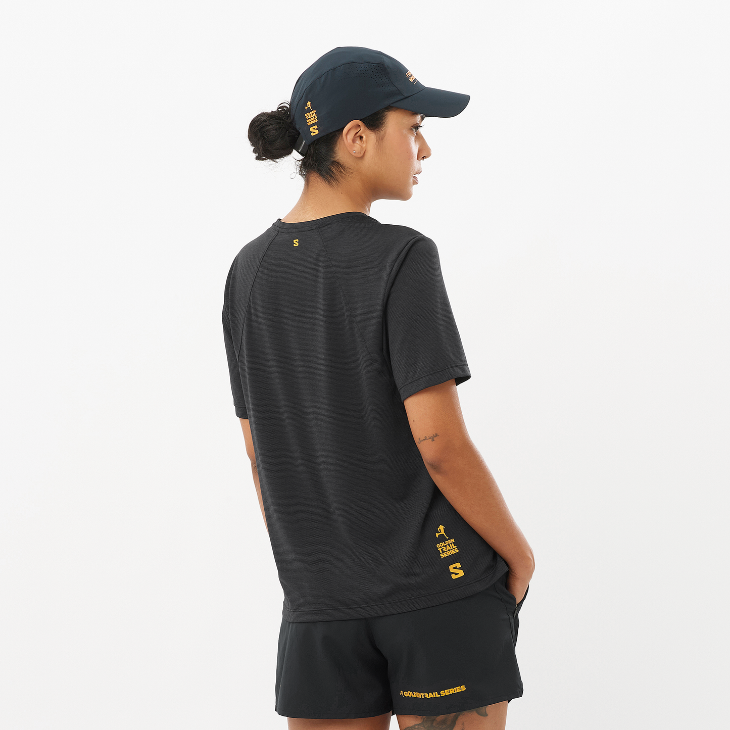 SALOMON SHKOUT CORE SS TEE GFX W "GOLDEN TRAIL SERIES"