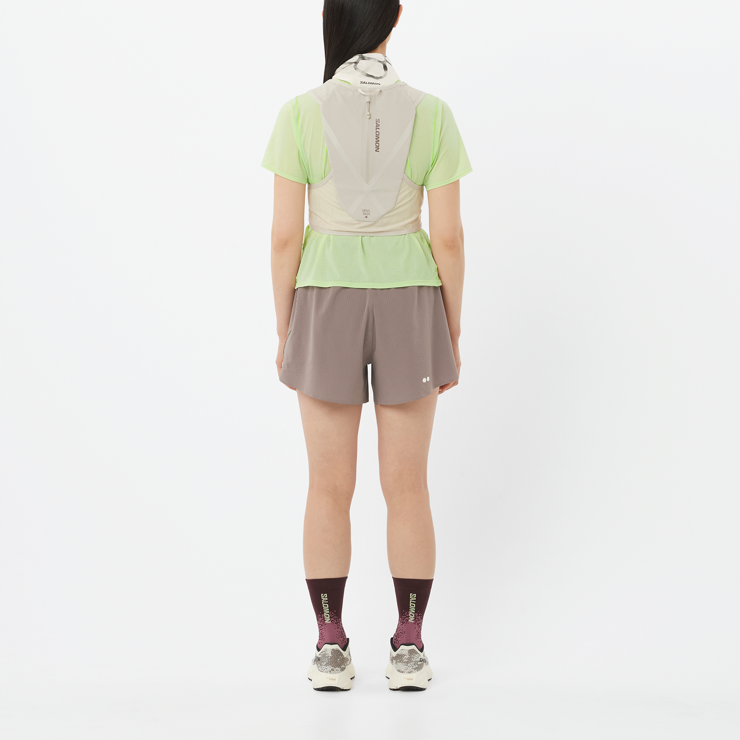 SALOMON SENSE AERO STOW 4" SHORTS W.