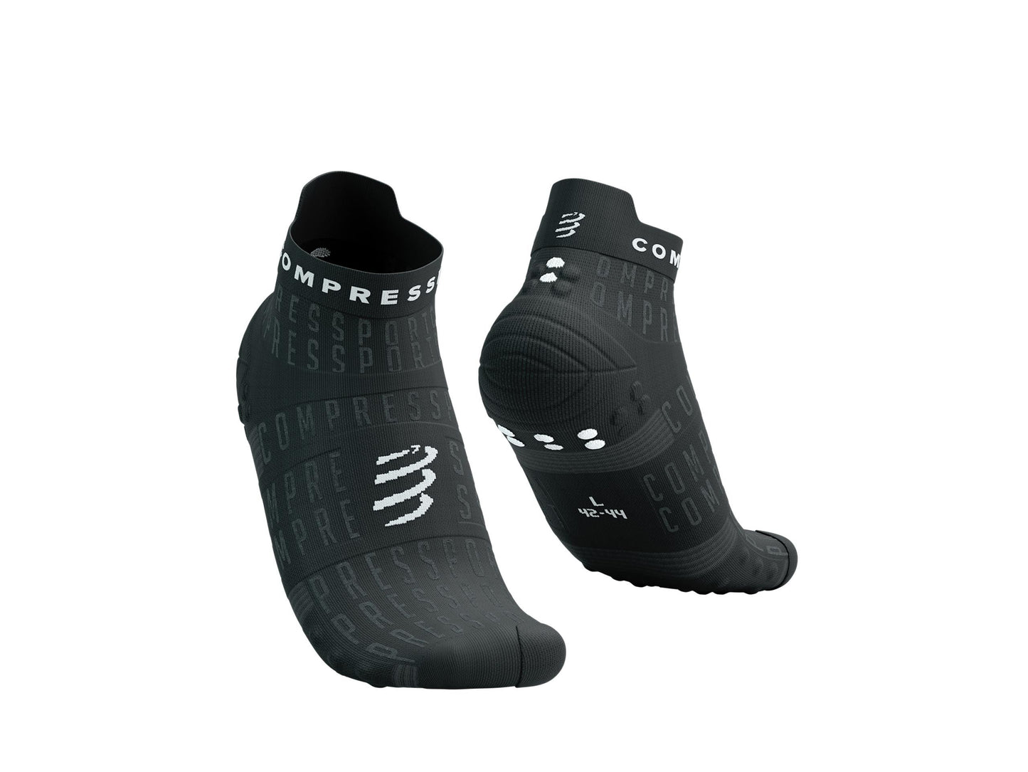 COMPRESSPORT PRO RACING SOCKS V4.0 RUN LOW BLACK EDITION 2023