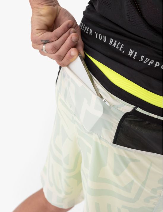 COMPRESSPORT TRAIL RACING 2 IN 1 SHORT M