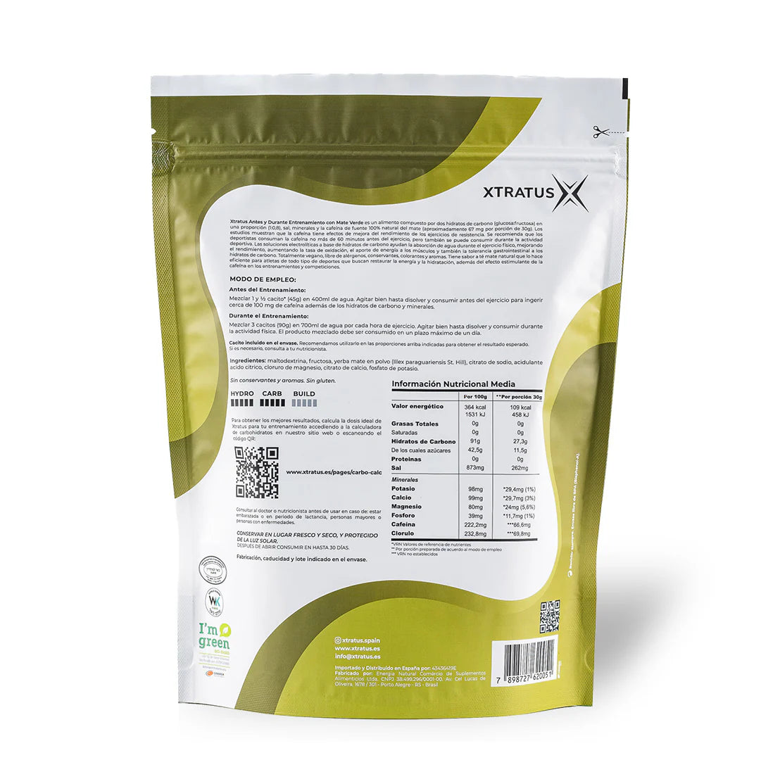 XTRATUS MATE VERDE (ANTES Y DURANTE)