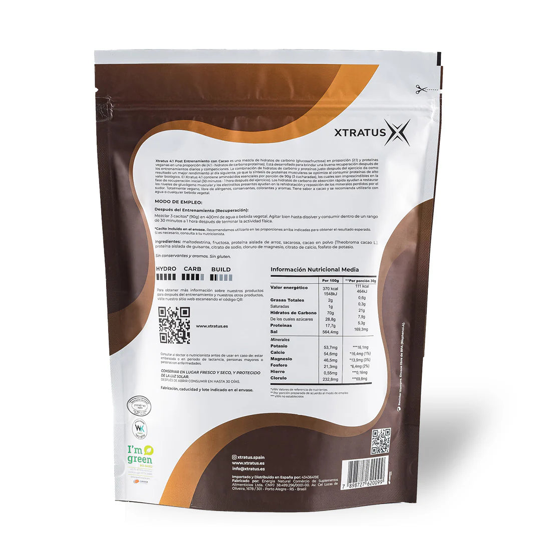 XTRATUS 4:1 CACAO (DESPUÉS ENTRENAMIENTO)