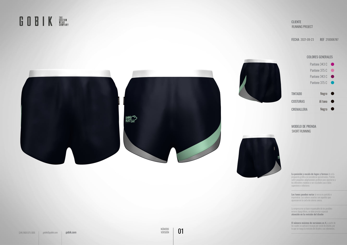 GOBIK SHORT RUNNING ENERGY