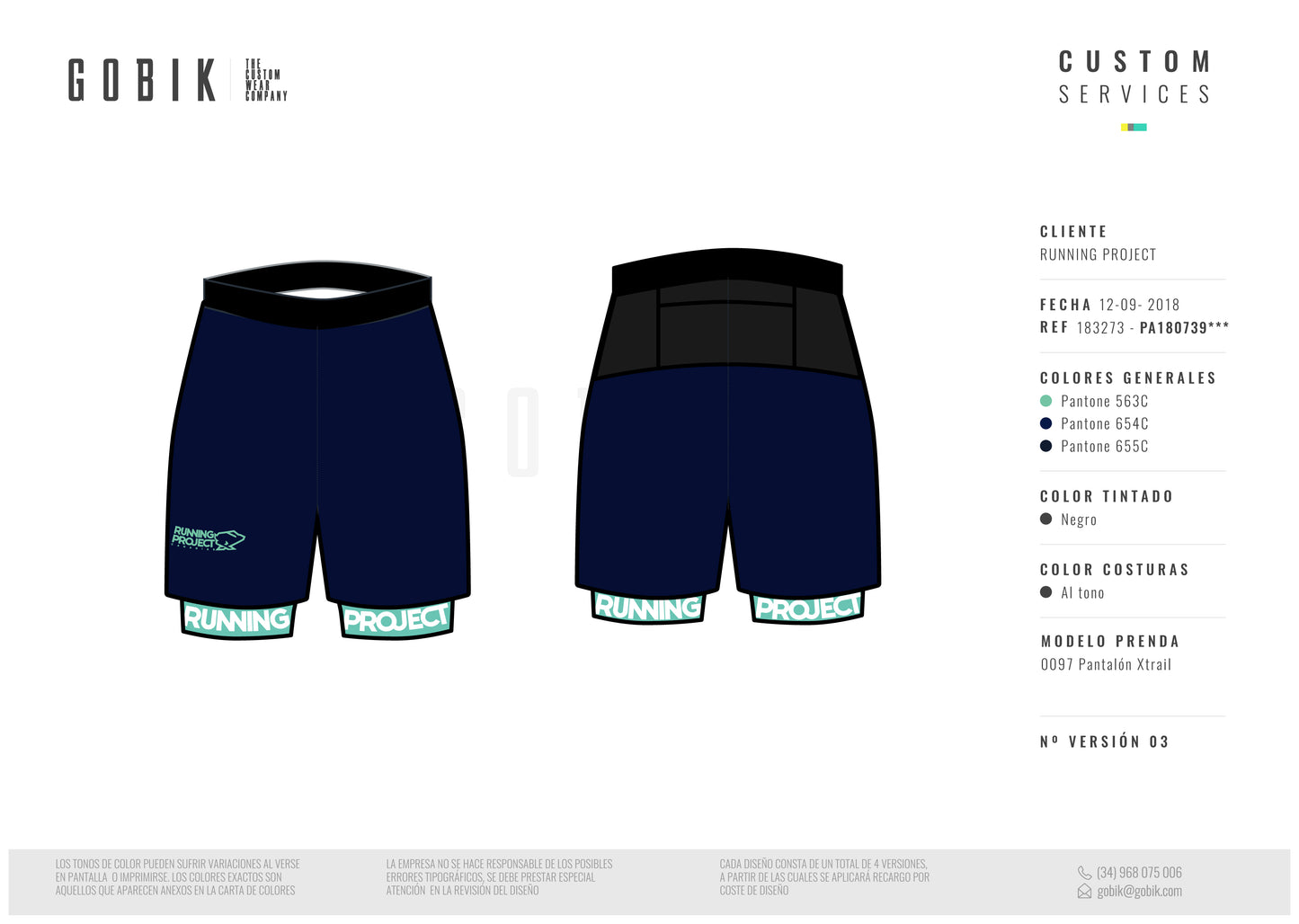 GOBIK SHORT XTRAIL CON MALLA