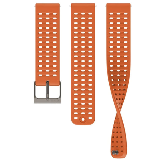 SUUNTO 22 ATH2 SILICONE STRAP "CANYON ORANGE" S+M