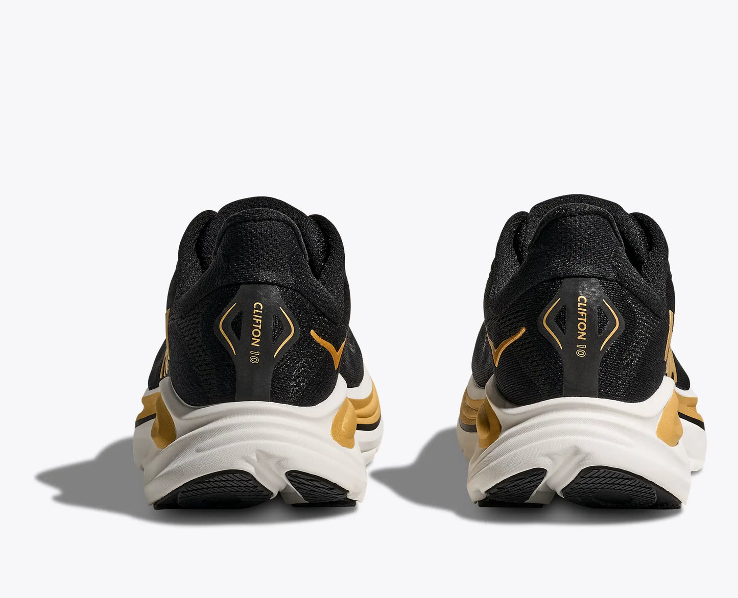 HOKA CLIFTON 10 W BLACK GOLD EDITION.