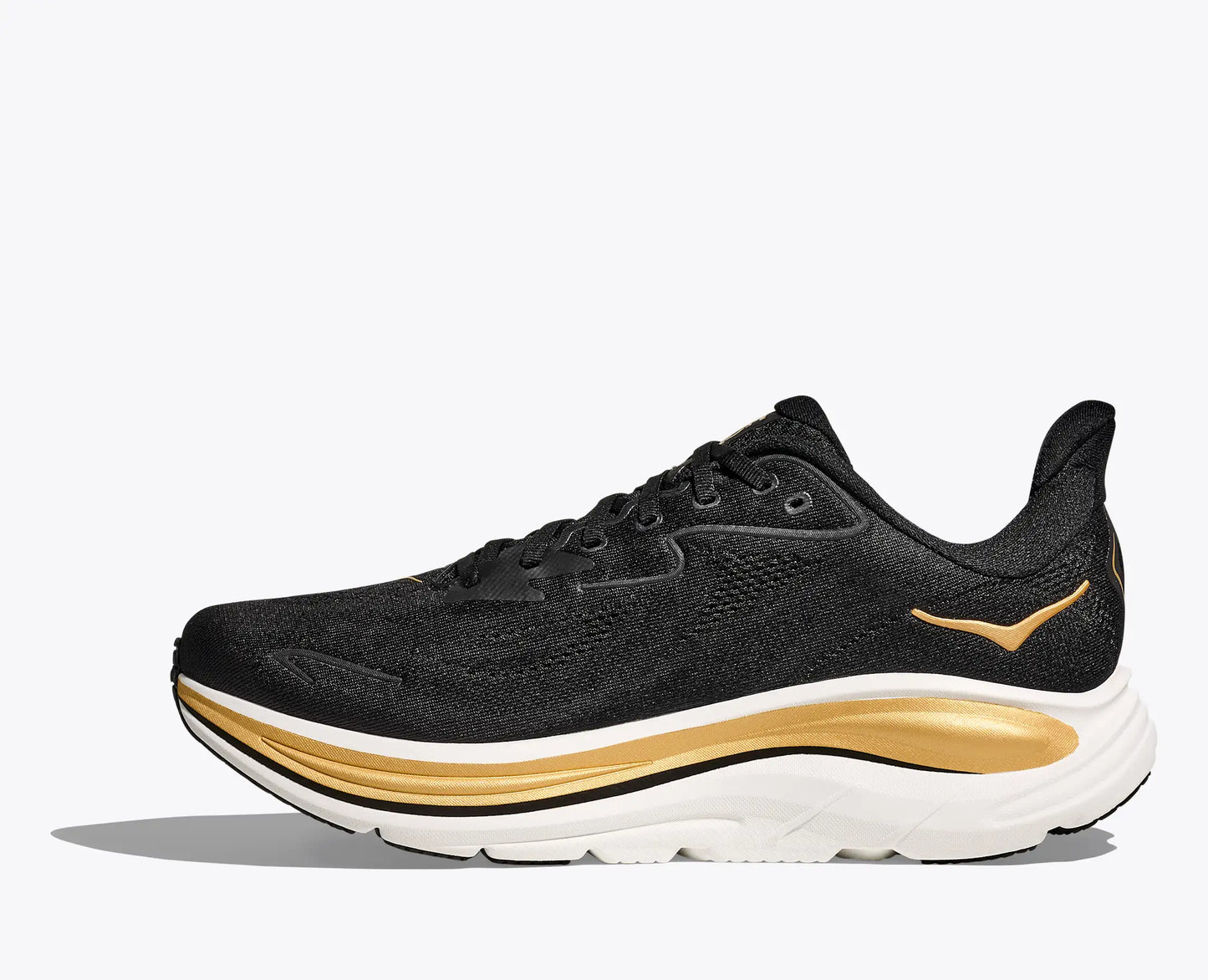 HOKA CLIFTON 10 M BLACK GOLD EDITION.