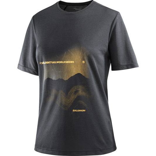 SALOMON SHKOUT CORE SS TEE GFX W "GOLDEN TRAIL SERIES"