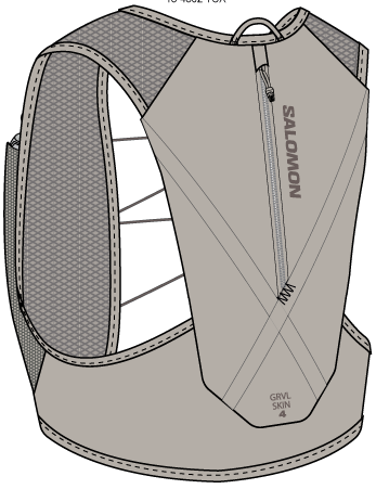 SALOMON GRAVEL SKIN 4 SET.