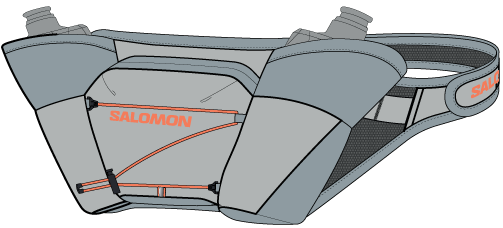 SALOMON CROSS BELT 2 BOTTLES