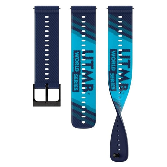 SUUNTO 22 ATH6 SILICONE STRAP "UTMB NAVY BLUE" S+M