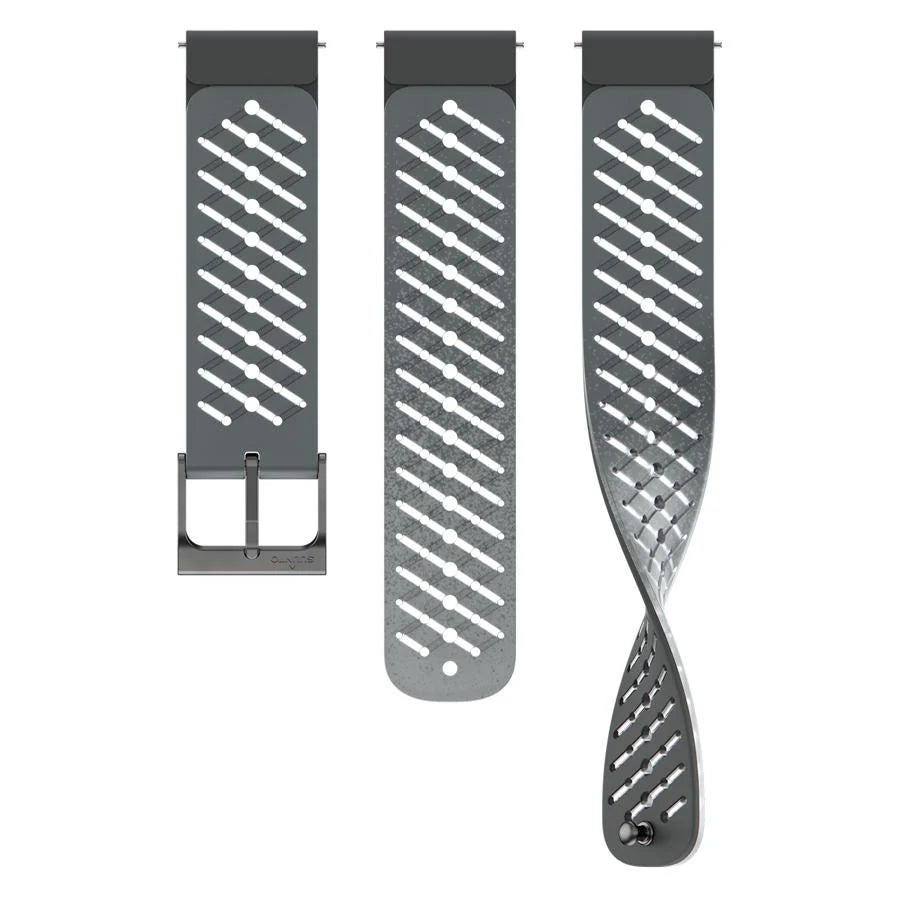 SUUNTO 22 ATH5 SILICONE STRAP "GRAPHITE" S + M