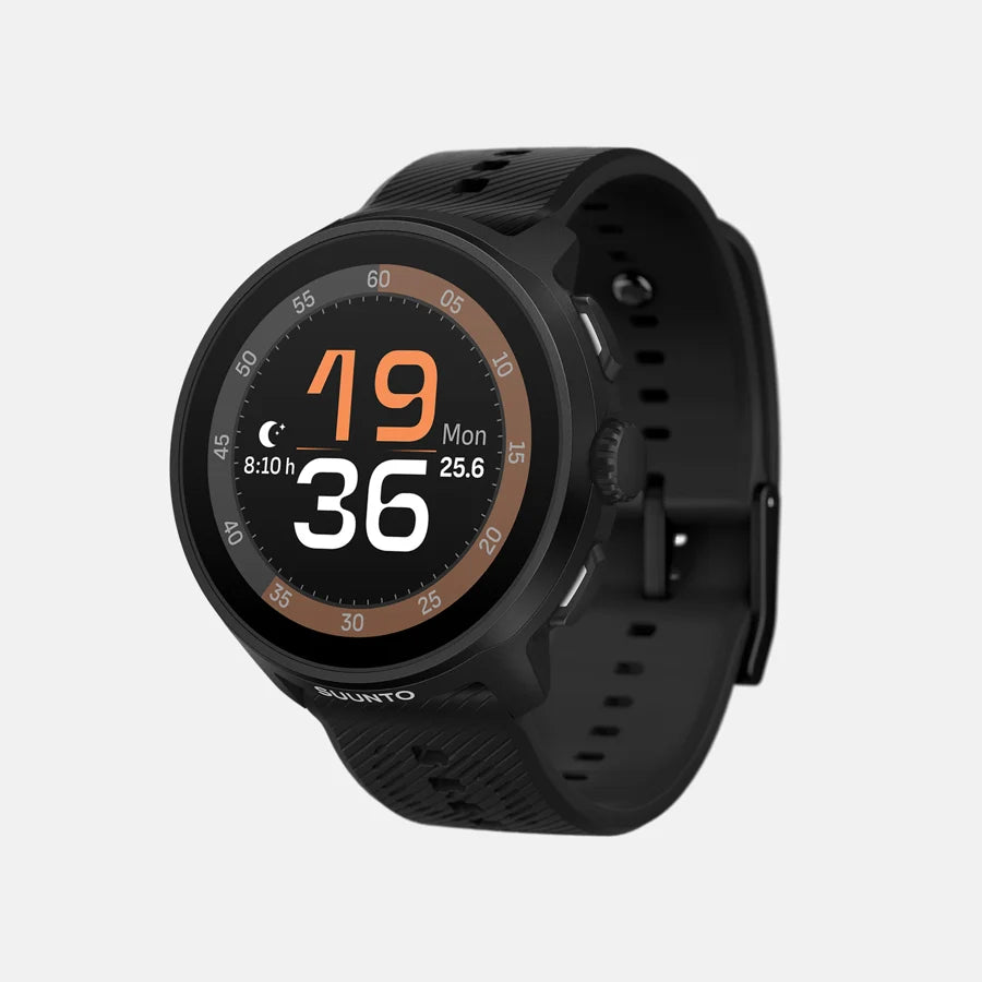 SUUNTO RUN "ALL BLACK" (WITH SILICONE STRAPS).