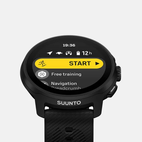 SUUNTO RUN "ALL BLACK" (WITH SILICONE STRAPS).