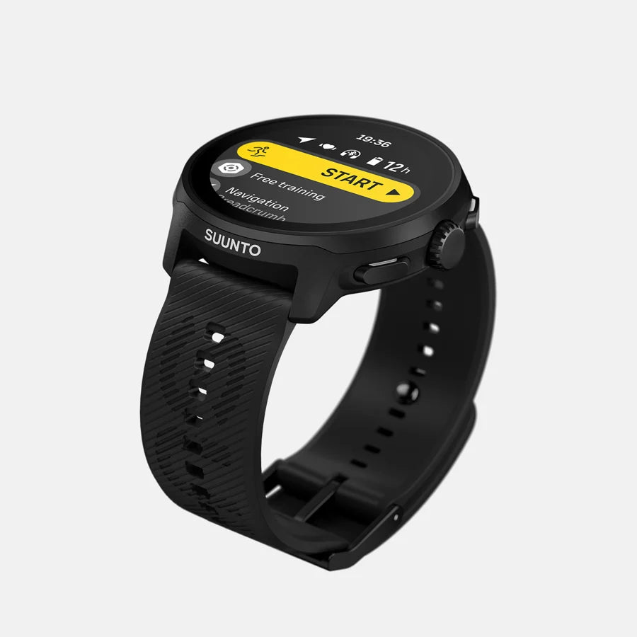 SUUNTO RUN "ALL BLACK" (WITH SILICONE STRAPS).