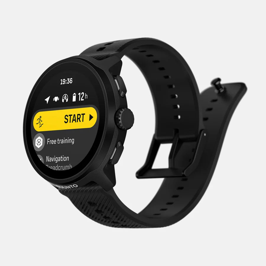 SUUNTO RUN "ALL BLACK" (WITH SILICONE STRAPS).