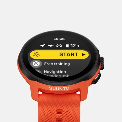SUUNTO RUN "CORAL ORANGE" (WITH SILICONE STRAPS).