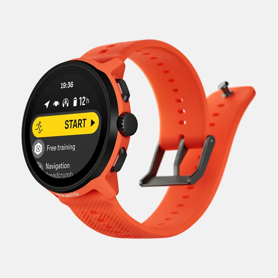 SUUNTO RUN "CORAL ORANGE" (WITH SILICONE STRAPS).