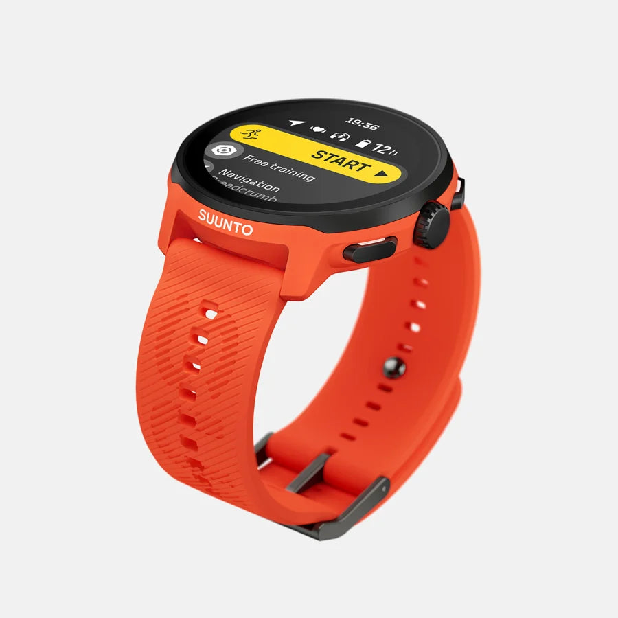 SUUNTO RUN "CORAL ORANGE" (WITH SILICONE STRAPS).