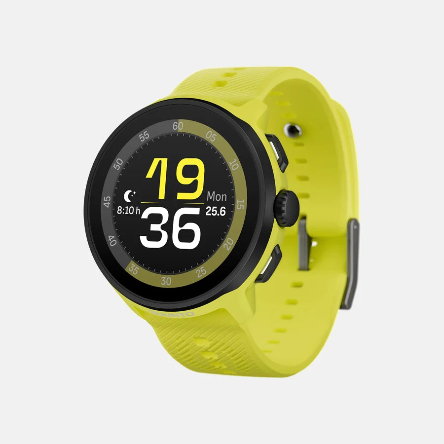 SUUNTO RUN "LIME" (WITH SILICONE STRAPS).