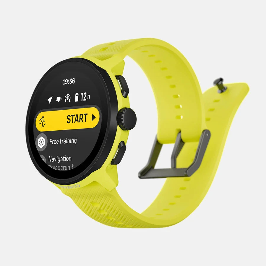 SUUNTO RUN "LIME" (WITH SILICONE STRAPS).