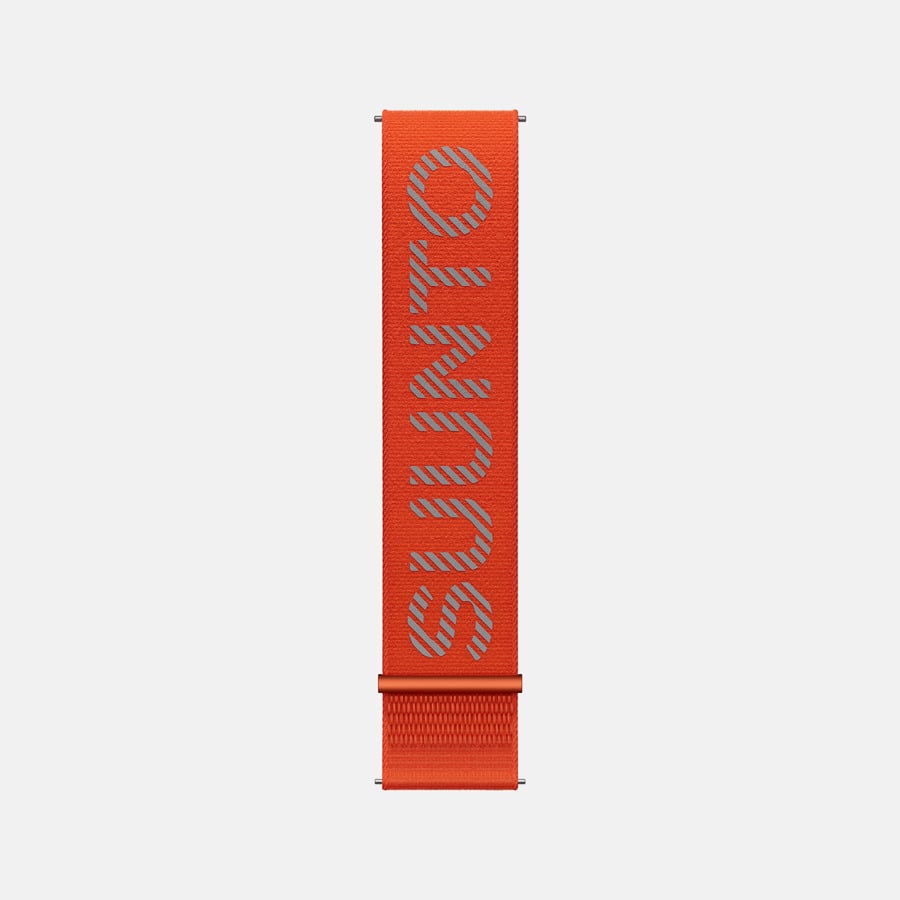 SUUNTO 22 ATH7 LOOP TEXTILE STRAP "CORAL ORANGE" S+M