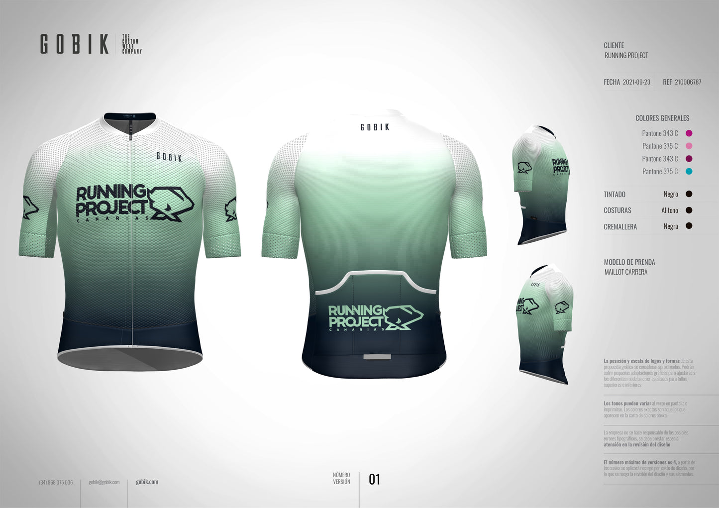 GOBIK MAILLOT CARRERA M/C CICLISMO