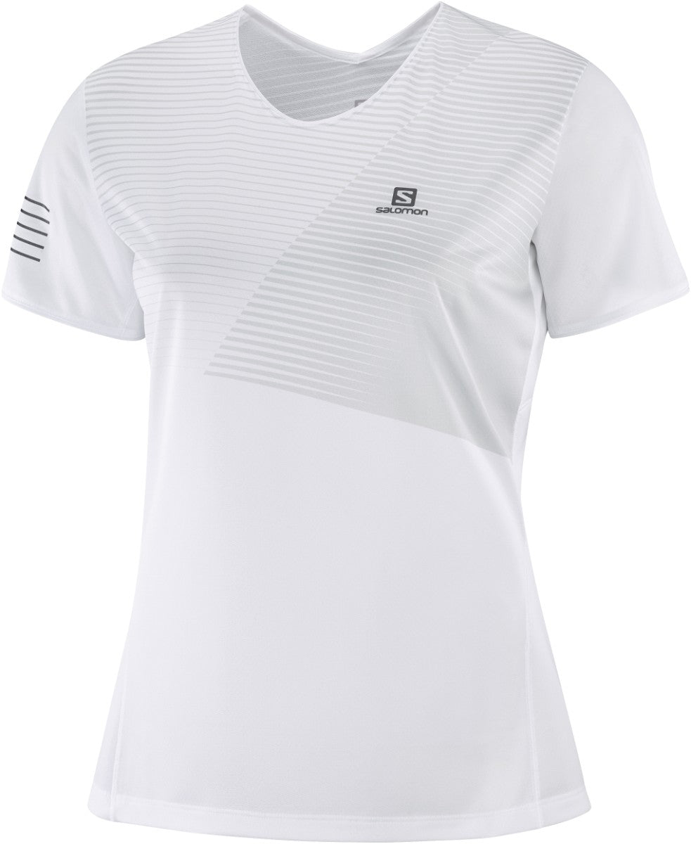 SALOMON  SENSE TEE WHITE