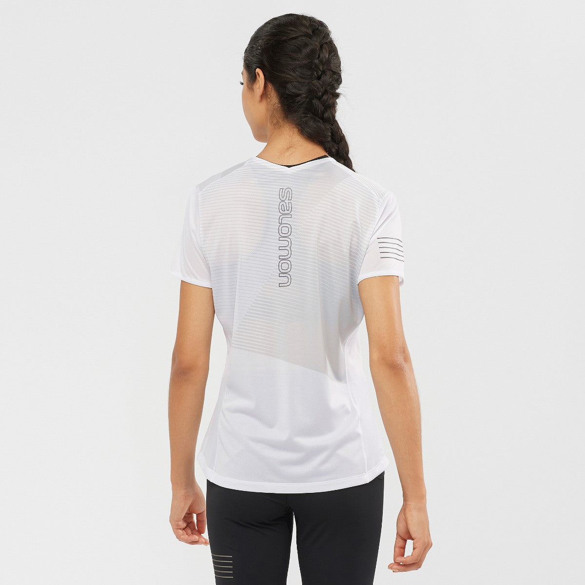 SALOMON  SENSE TEE WHITE