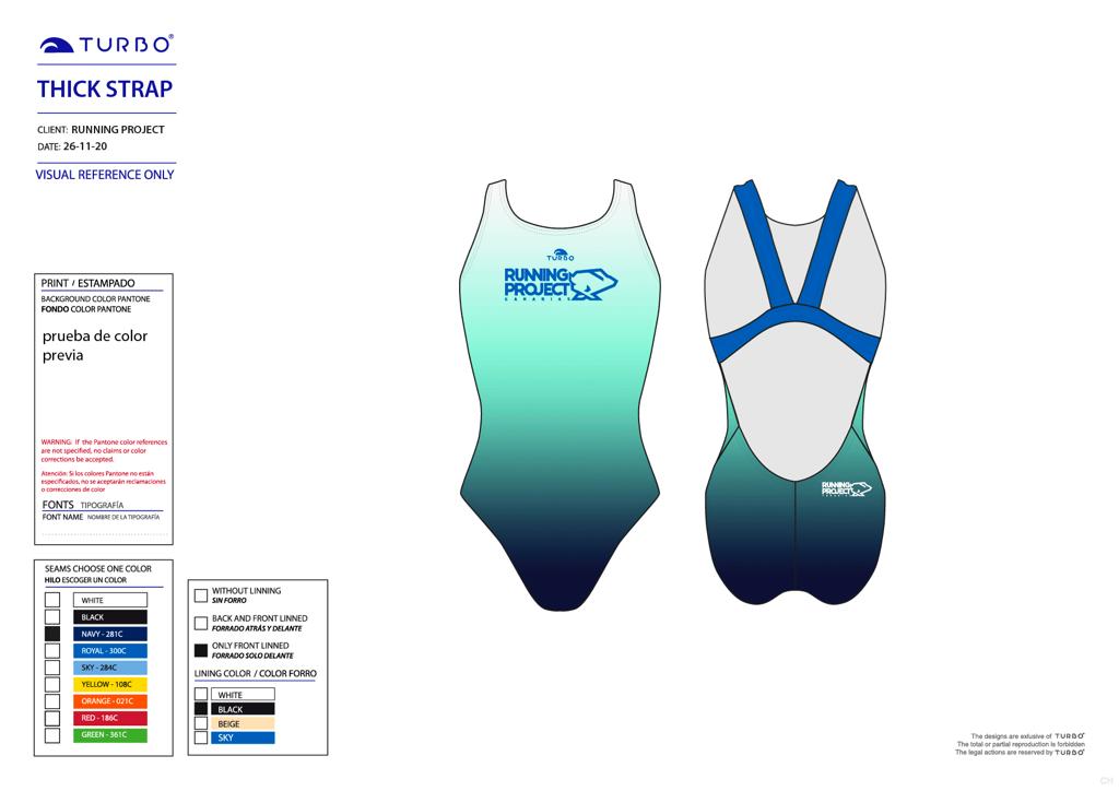 TURBO THICK STRAP SWIMMING